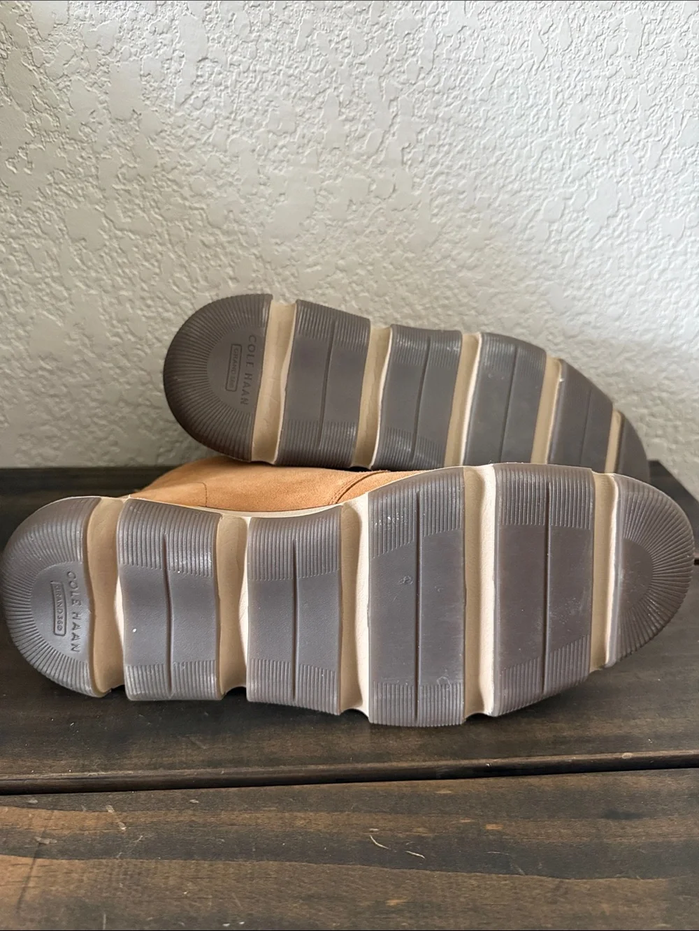 Cole Haan Tan Suede Chukka Boots
